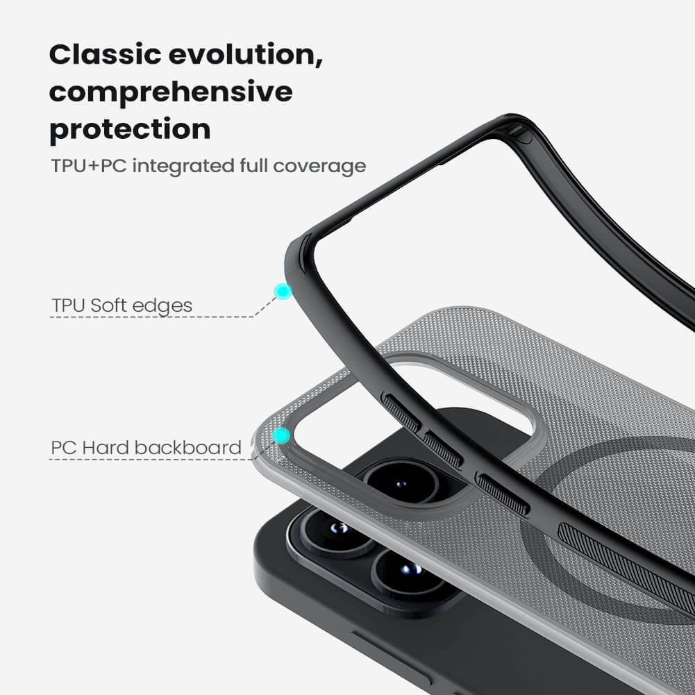 Чехол-крышка NILLKIN для Xiaomi 17 (серия Frosted shield Pro Magnetic case Clear)
